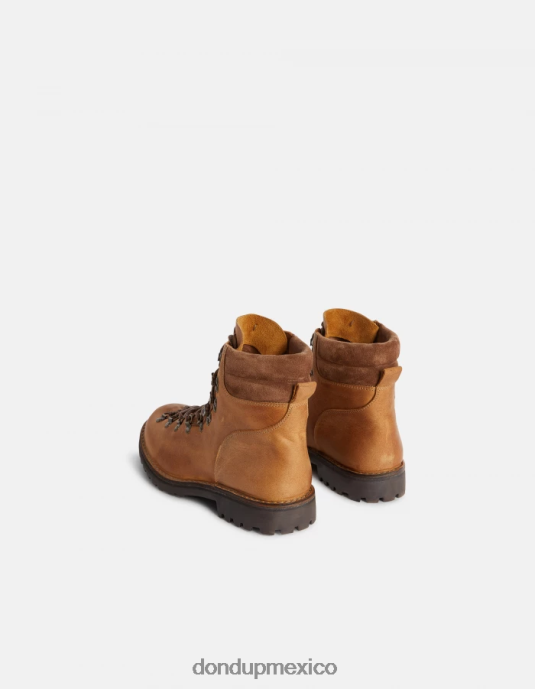 marrón DONDUP hombres botas de nobuk calzado D0VXD976