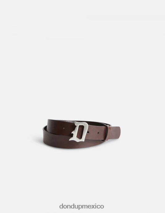 marrón DONDUP hombres cinturón de cuero accesorios D0VXD961