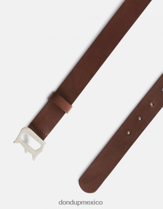 marrón DONDUP hombres cinturón de cuero accesorios D0VXD961