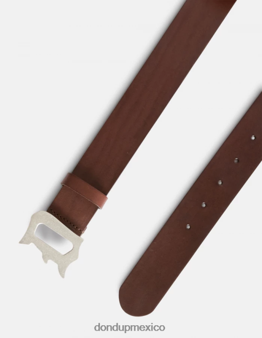 marrón DONDUP hombres cinturón de cuero accesorios D0VXD964