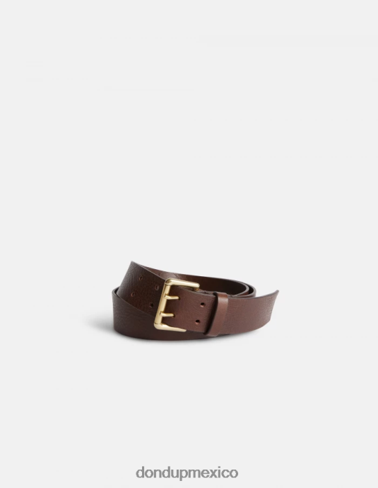 marrón DONDUP hombres cinturón de cuero accesorios D0VXD969