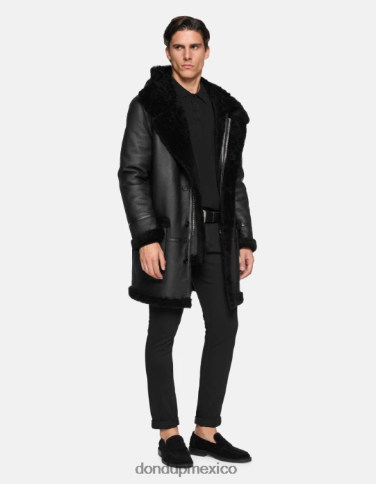 negro DONDUP hombres Vaqueros ajustados Konor en denim elástico Bull vestir D0VXD665