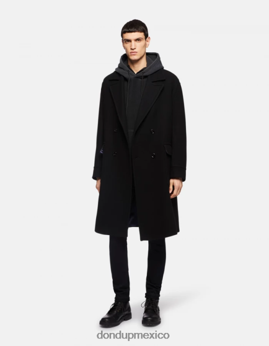 negro DONDUP hombres Vaqueros pitillo Ritchie en denim elástico vestir D0VXD674
