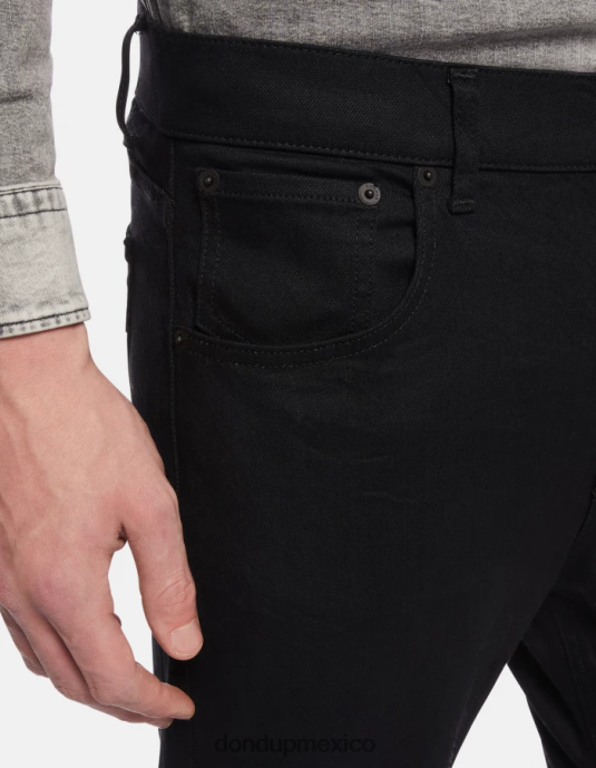 negro DONDUP hombres Vaqueros súper ajustados Alex en denim elástico vestir D0VXD587