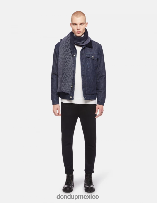 negro DONDUP hombres Vaqueros súper ajustados Alex en denim elástico vestir D0VXD587