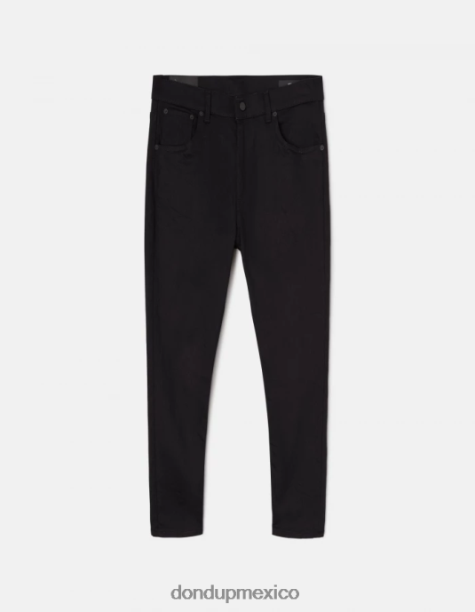 negro DONDUP hombres Vaqueros súper ajustados Alex en denim elástico vestir D0VXD587