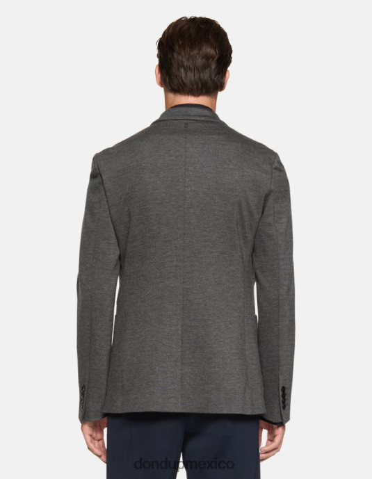 negro DONDUP hombres blazer de punto con botonadura simple vestir D0VXD929