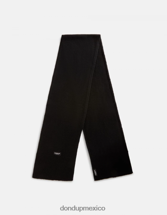 negro DONDUP hombres bufanda de cachemira accesorios D0VXD1007