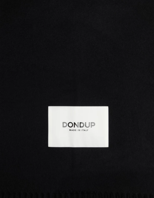 negro DONDUP hombres bufanda de lana accesorios D0VXD1003