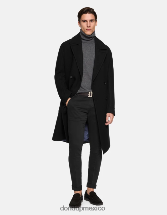 negro DONDUP hombres pantalones gaubert slim de algodón vestir D0VXD692