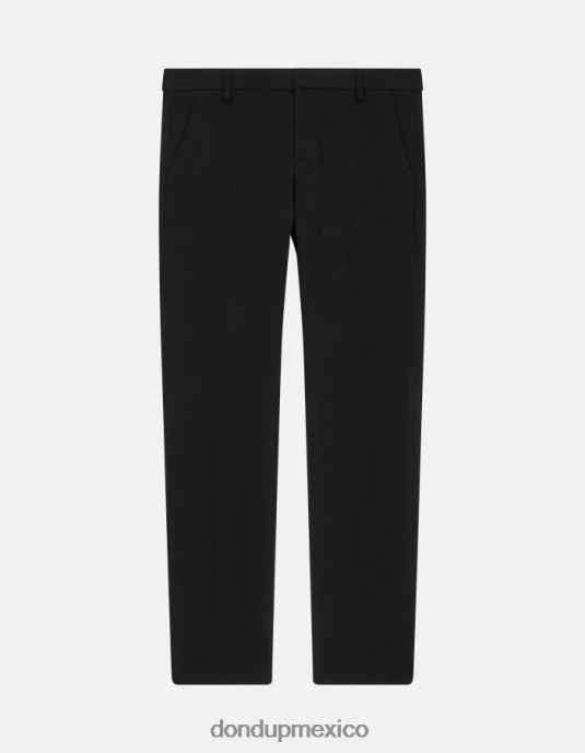 negro DONDUP hombres pantalones gaubert slim de punto vestir D0VXD731