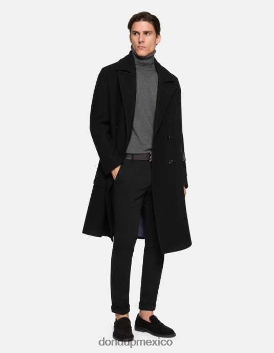 negro DONDUP hombres pantalones gaubert slim de punto vestir D0VXD731