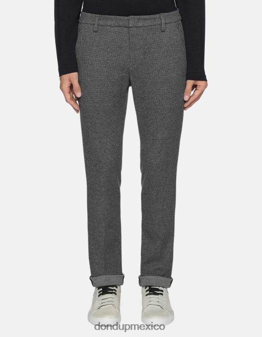 negro DONDUP hombres pantalones gaubert slim de punto vestir D0VXD790