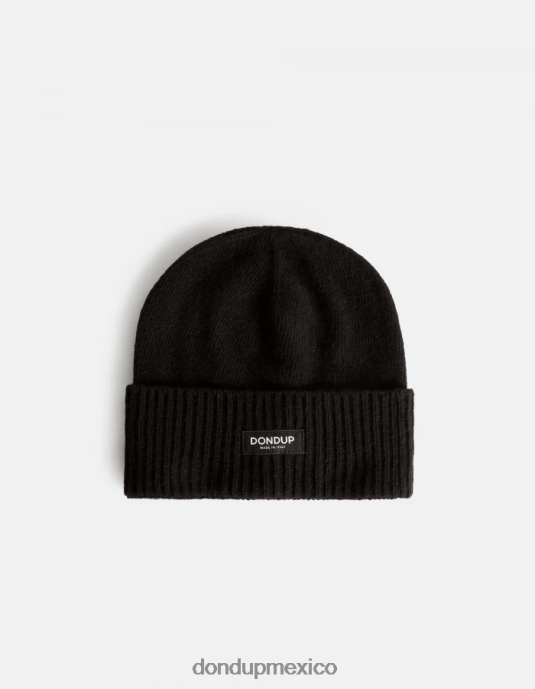 negro DONDUP hombres sombrero de cachemira accesorios D0VXD987