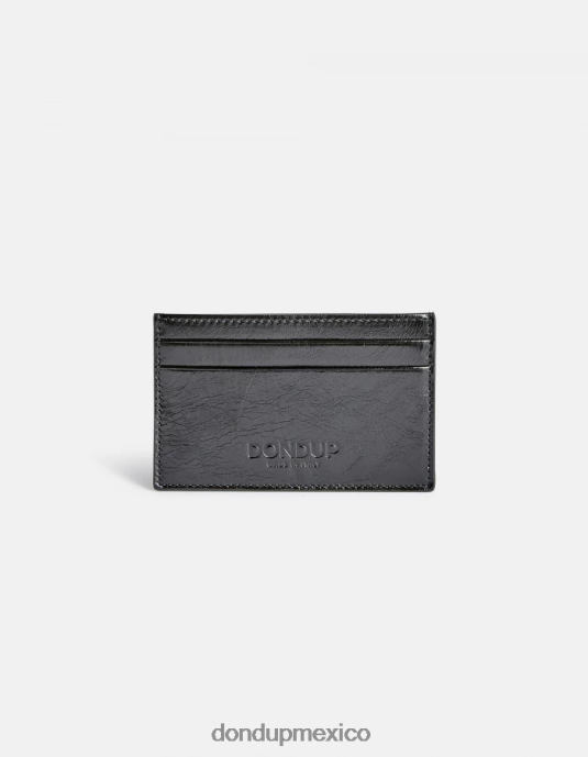 negro DONDUP hombres titular de la tarjeta accesorios D0VXD959