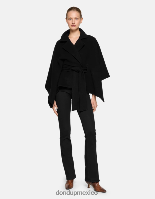 negro DONDUP mujer Vaqueros bootcut lola en denim elástico vestir D0VXD7