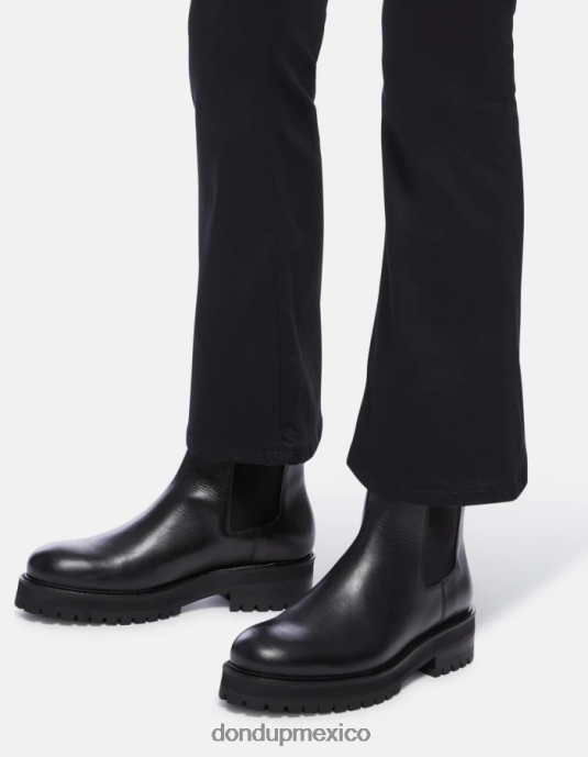 negro DONDUP mujer Vaqueros bootcut súper ajustados Mandy en denim elástico vestir D0VXD79