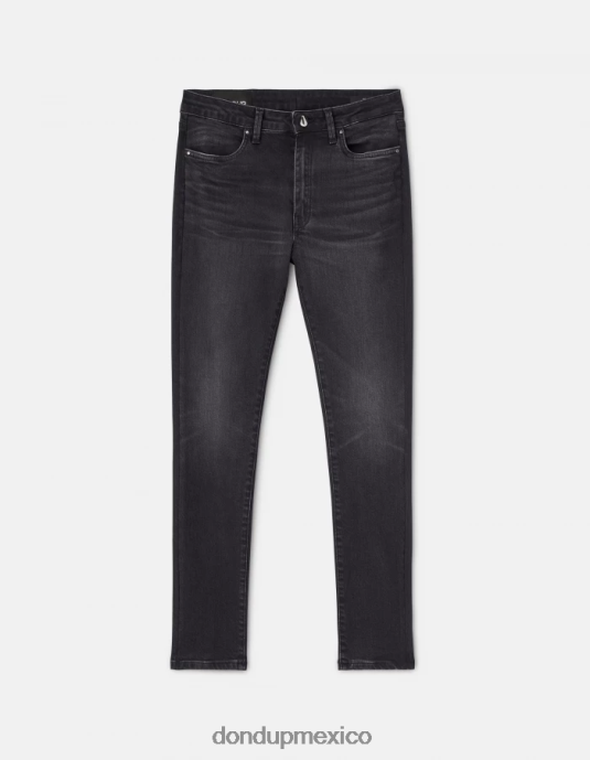 negro DONDUP mujer Vaqueros súper ajustados iris en denim elástico vestir D0VXD78