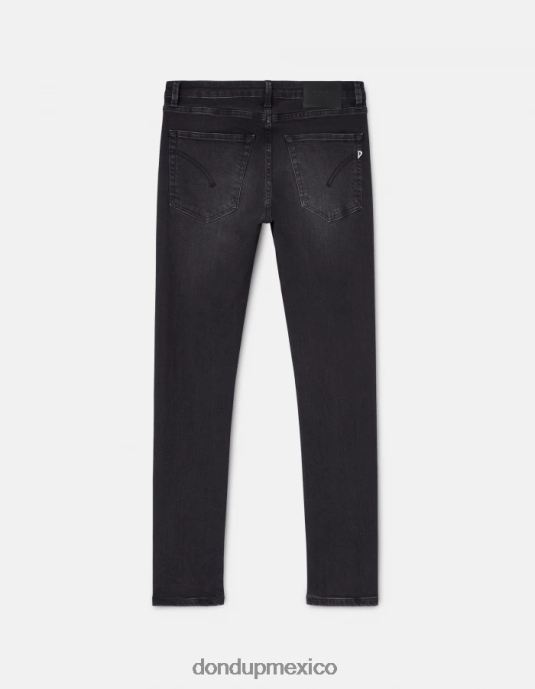 negro DONDUP mujer Vaqueros súper ajustados iris en denim elástico vestir D0VXD78