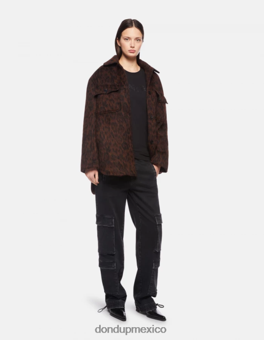 negro DONDUP mujer camiseta ajustada de punto vestir D0VXD439