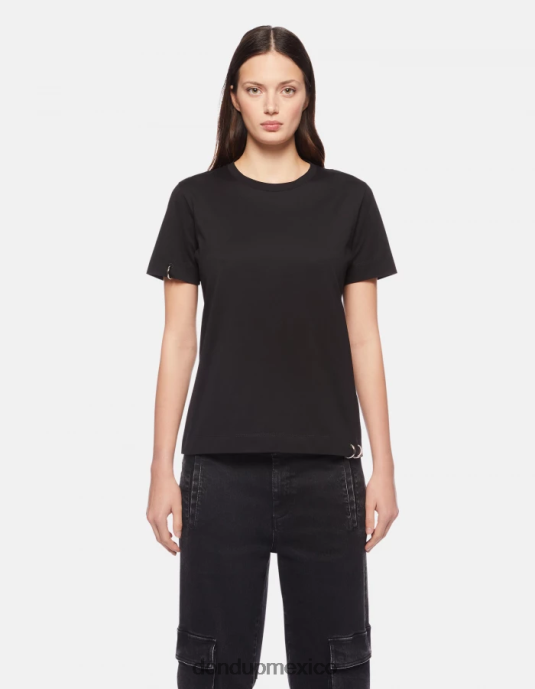negro DONDUP mujer camiseta de punto regular fit vestir D0VXD411