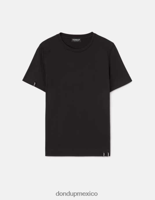 negro DONDUP mujer camiseta de punto regular fit vestir D0VXD411