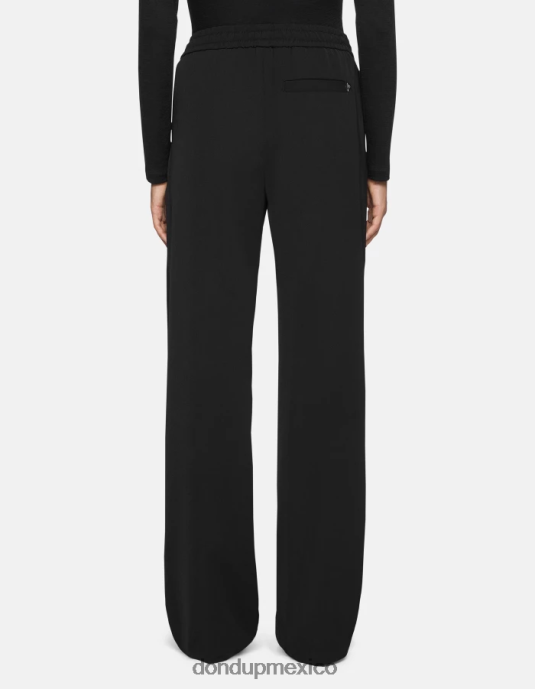 negro DONDUP mujer joggers de gabardina marisol vestir D0VXD151