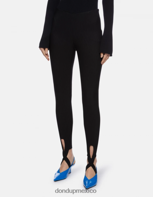 negro DONDUP mujer leggins de jersey amy vestir D0VXD144