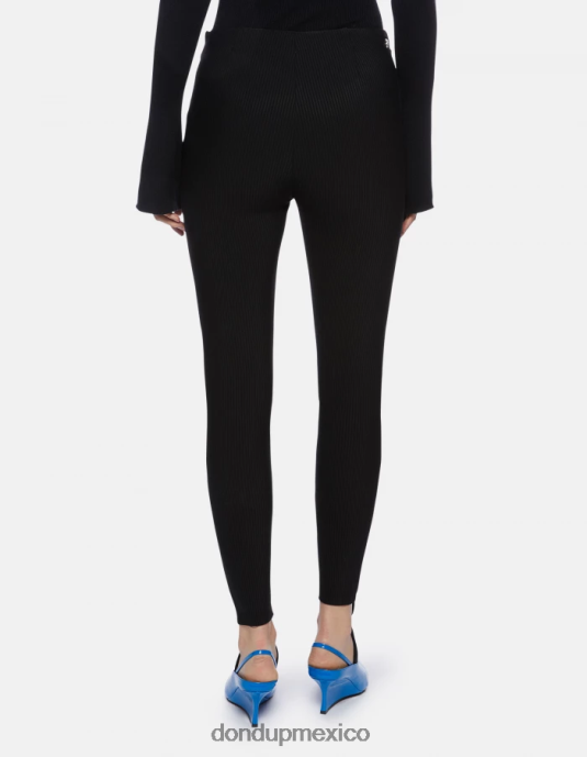 negro DONDUP mujer leggins de jersey amy vestir D0VXD144