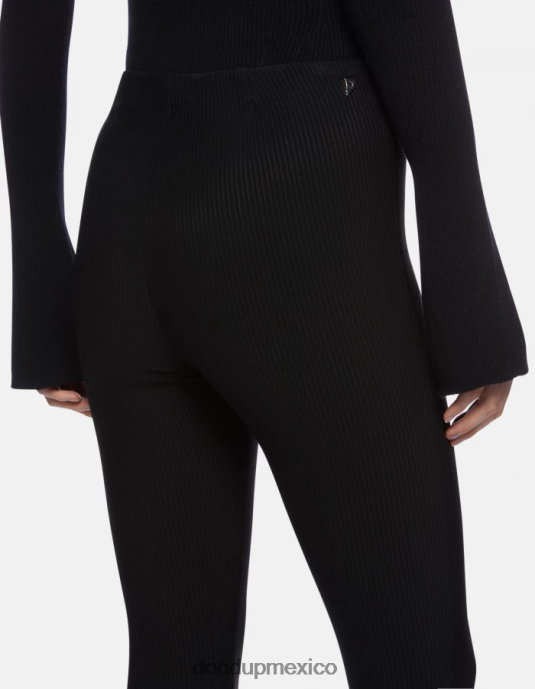 negro DONDUP mujer leggins de jersey amy vestir D0VXD144