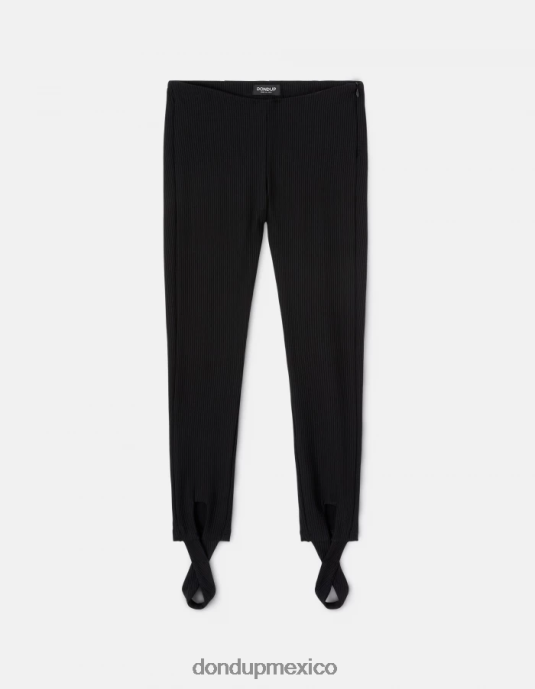 negro DONDUP mujer leggins de jersey amy vestir D0VXD144