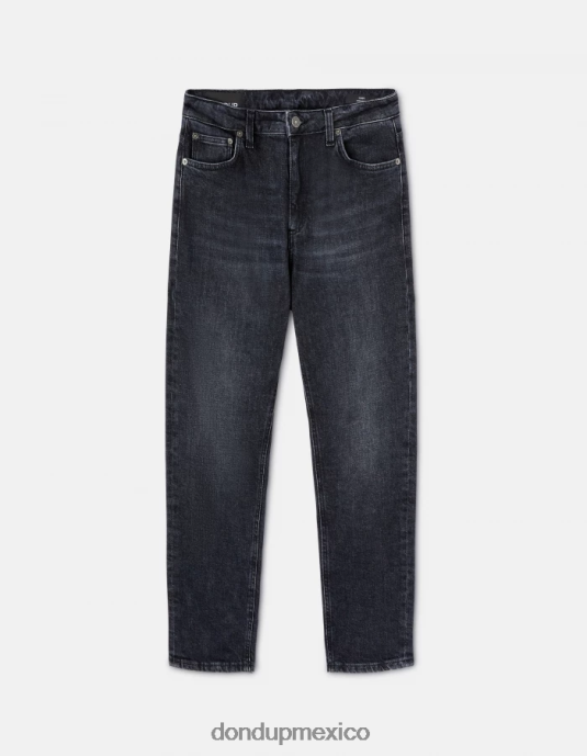 negro DONDUP mujer vaqueros cindy regular fit de denim elástico vestir D0VXD64