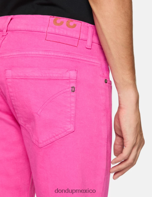 orquídea DONDUP hombres Vaqueros ajustados George en denim elástico Bull vestir D0VXD637