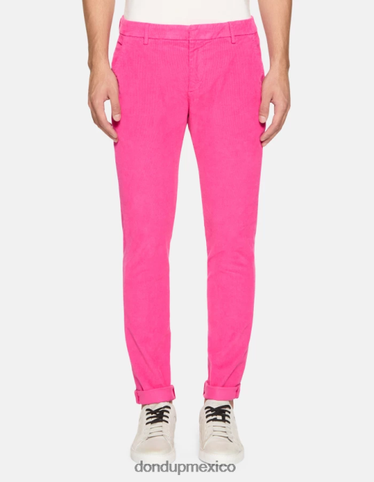 orquídea DONDUP hombres pantalones gaubert slim de terciopelo vestir D0VXD764