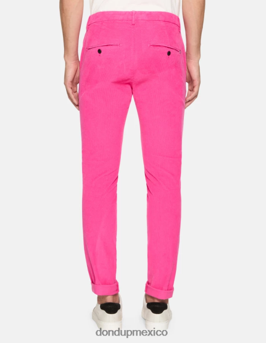 orquídea DONDUP hombres pantalones gaubert slim de terciopelo vestir D0VXD764