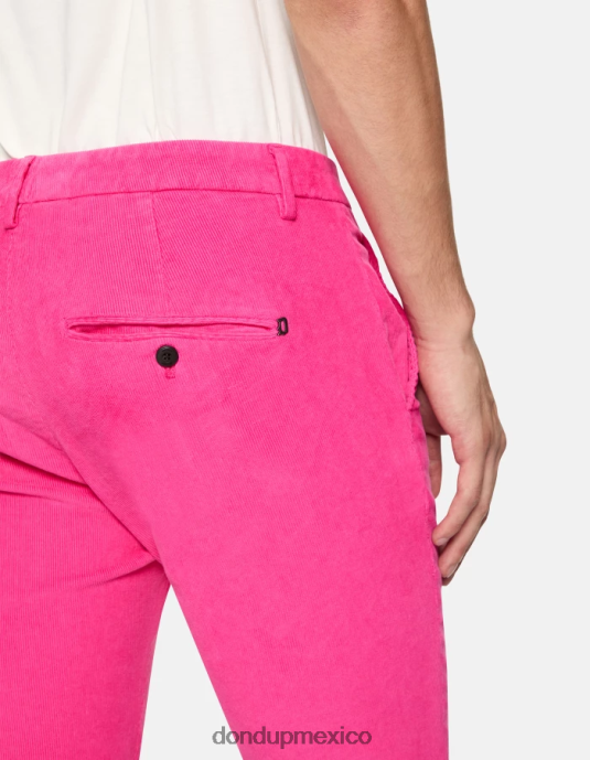 orquídea DONDUP hombres pantalones gaubert slim de terciopelo vestir D0VXD764