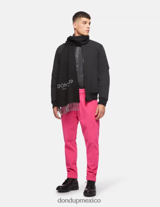 orquídea DONDUP hombres pantalones oscar carrot-fit de terciopelo vestir D0VXD736