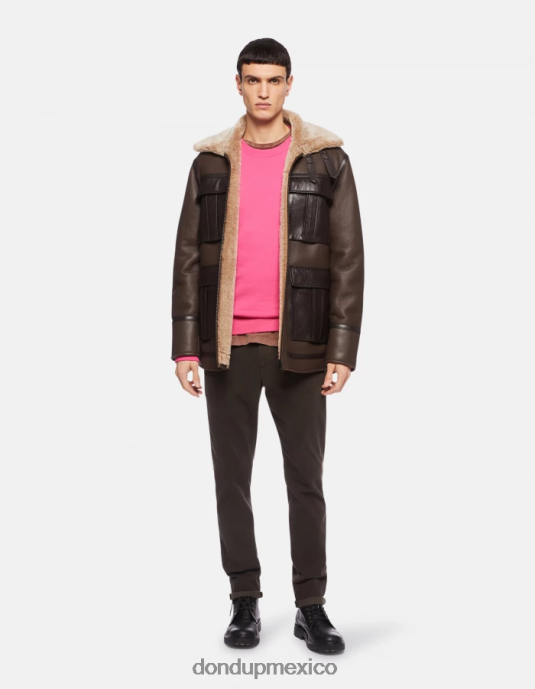 orquídea DONDUP hombres sudadera regular fit con cuello redondo vestir D0VXD846