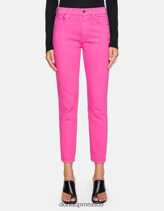 orquídea DONDUP mujer Vaqueros slim fit Daila en denim elástico Bull vestir D0VXD3