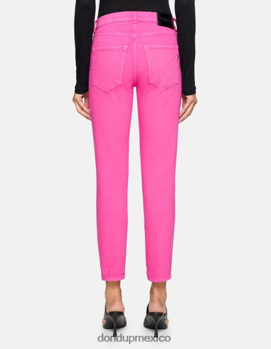 orquídea DONDUP mujer Vaqueros slim fit Daila en denim elástico Bull vestir D0VXD3