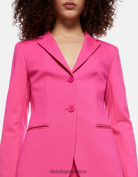 orquídea DONDUP mujer blazer de punto con botonadura simple vestir D0VXD381