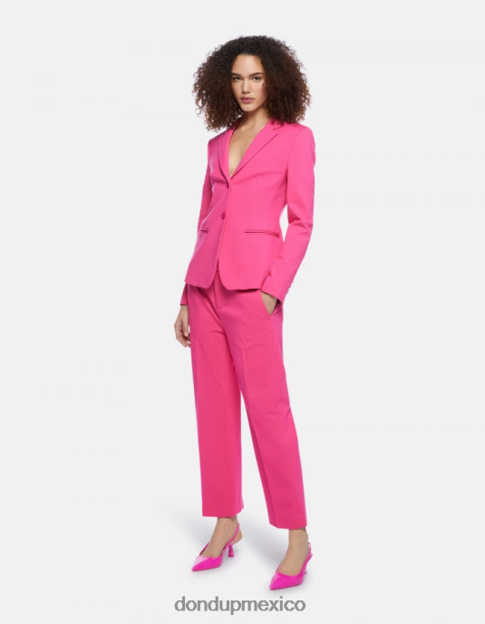 orquídea DONDUP mujer blazer de punto con botonadura simple vestir D0VXD381