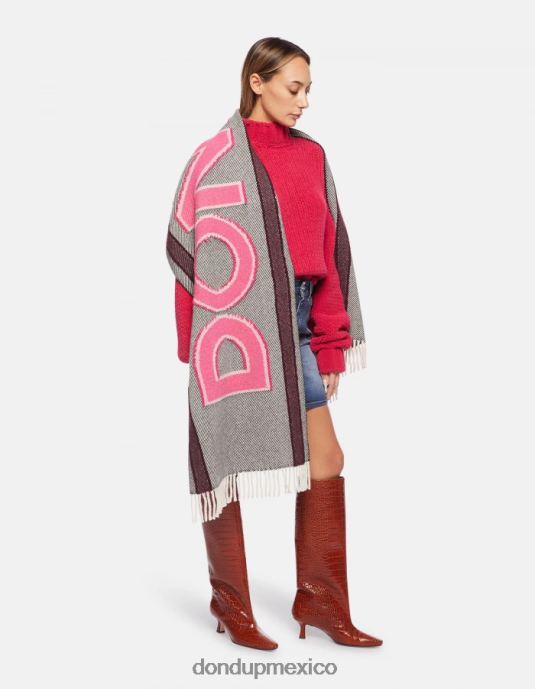 orquídea DONDUP mujer jersey de chenilla con cuello redondo vestir D0VXD325