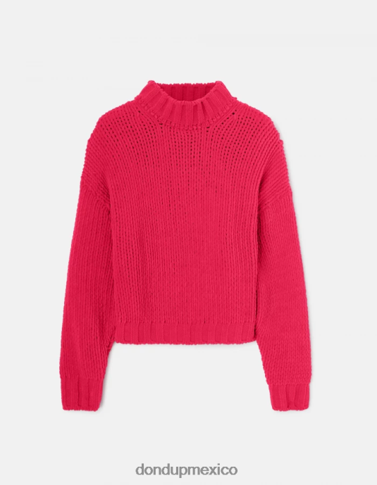 orquídea DONDUP mujer jersey de chenilla con cuello redondo vestir D0VXD325