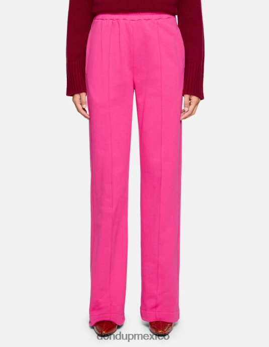 orquídea DONDUP mujer pantalones anchos de lana vestir D0VXD187