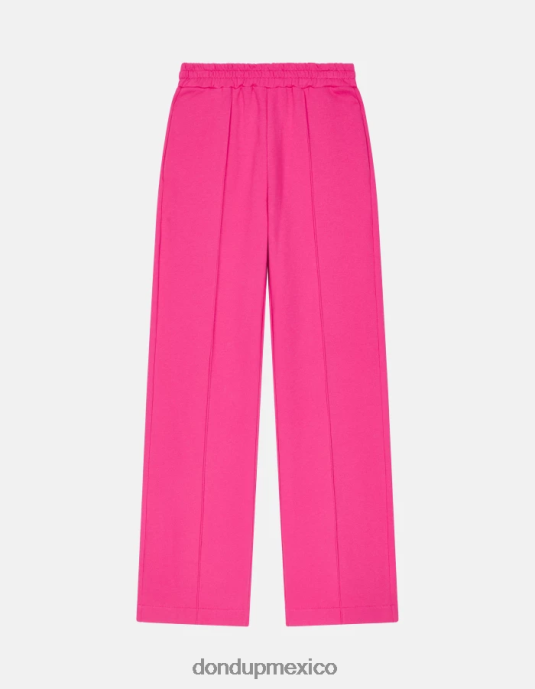 orquídea DONDUP mujer pantalones anchos de lana vestir D0VXD187