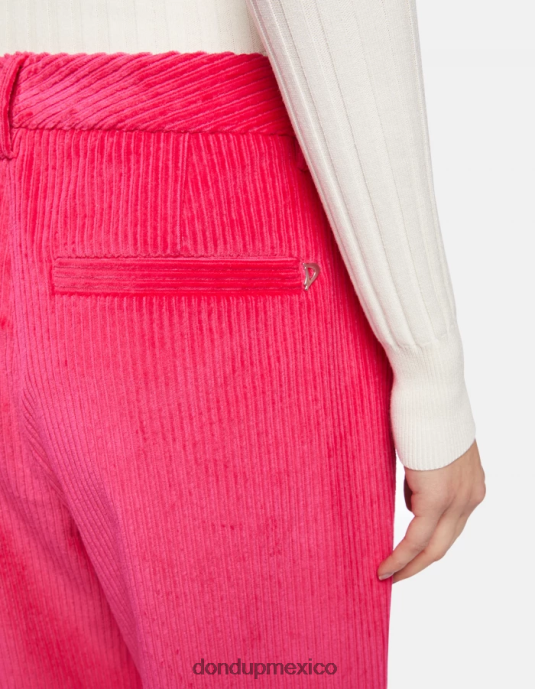 orquídea DONDUP mujer pantalones anchos de terciopelo joan vestir D0VXD131