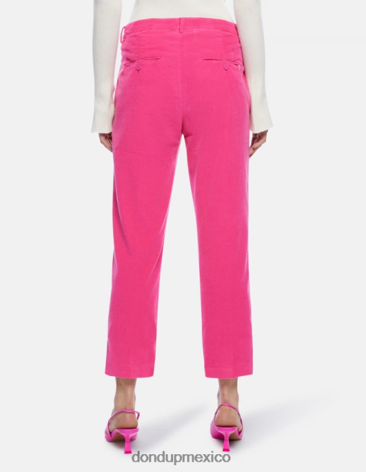 orquídea DONDUP mujer pantalones holgados de terciopelo nima vestir D0VXD136