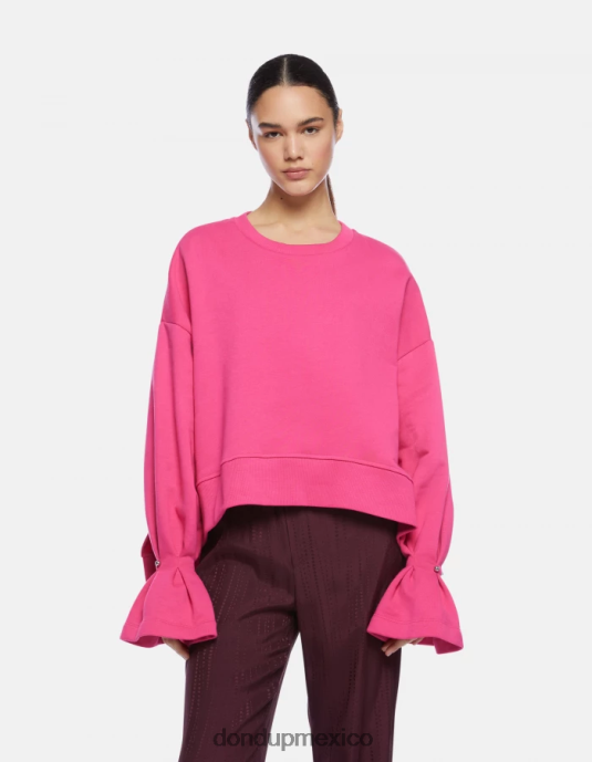 orquídea DONDUP mujer sudadera regular fit con cuello redondo vestir D0VXD427