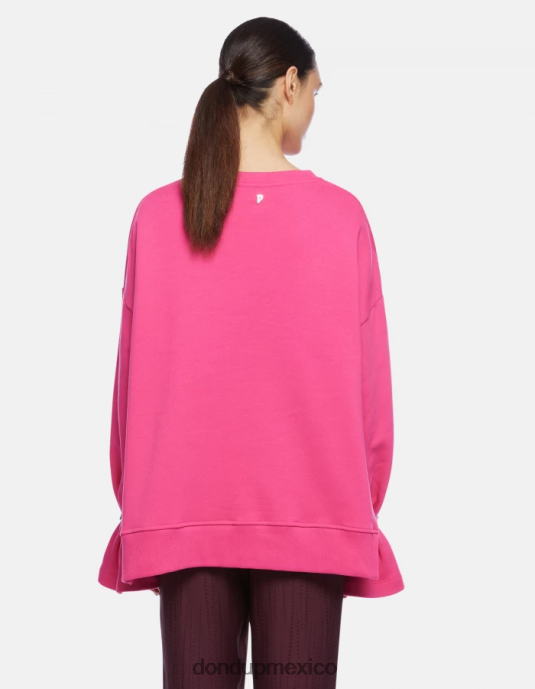 orquídea DONDUP mujer sudadera regular fit con cuello redondo vestir D0VXD427